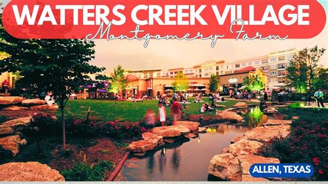 Watters creek village - Watters Creek Village is a premier, resort-style shopping and entertainment destination in Allen set within 52-acres of lush landscaping and natural features that include a village …
